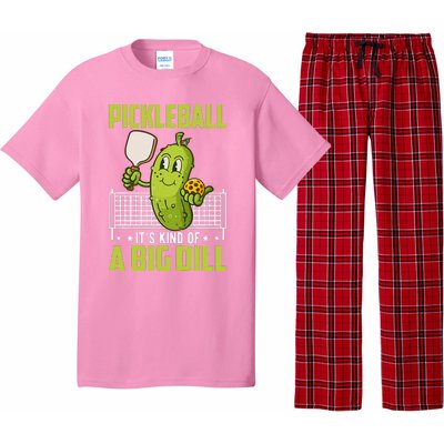 Pickle ItS Kind Of A Big Dill Funny Pickleball Paddleball Pajama Set