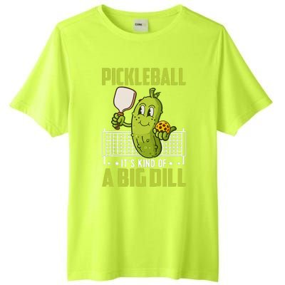 Pickle ItS Kind Of A Big Dill Funny Pickleball Paddleball Tall Fusion ChromaSoft Performance T-Shirt