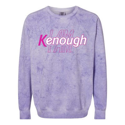 Pinky Im Ken I Am Kenough Funny Enough Colorblast Crewneck Sweatshirt