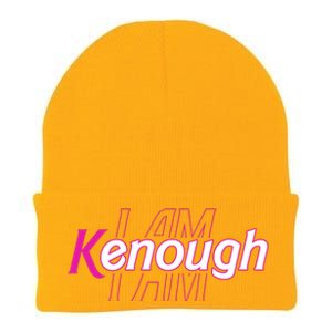 Pinky Im Ken I Am Kenough Funny Enough Knit Cap Winter Beanie