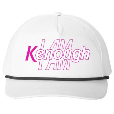 Pinky Im Ken I Am Kenough Funny Enough Snapback Five-Panel Rope Hat