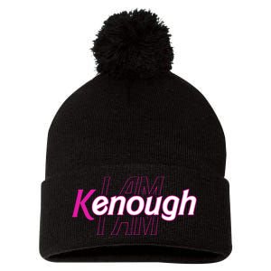 Pinky Im Ken I Am Kenough Funny Enough Pom Pom 12in Knit Beanie