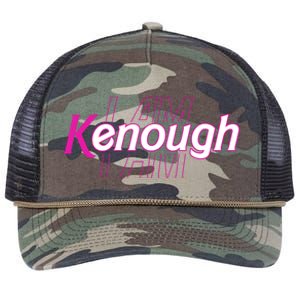 Pinky Im Ken I Am Kenough Funny Enough Retro Rope Trucker Hat Cap