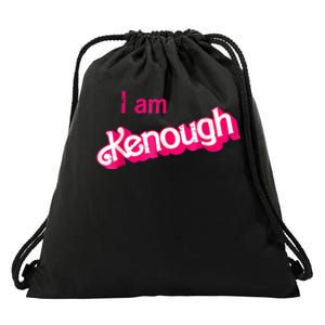 Pinky Im Ken I Am Ken Funny Enough Tee Drawstring Bag