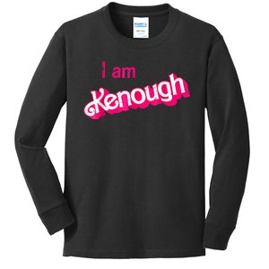 Pinky Im Ken I Am Ken Funny Enough Tee Kids Long Sleeve Shirt