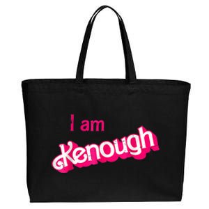 Pinky Im Ken I Am Ken Funny Enough Tee Cotton Canvas Jumbo Tote