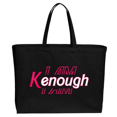 Pinky Im Ken I Am Ken Funny Enough Tee Cotton Canvas Jumbo Tote