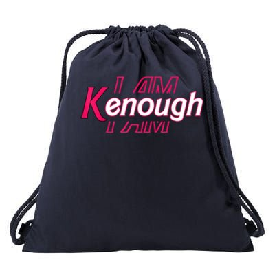 Pinky Im Ken I Am Ken Funny Enough Tee Drawstring Bag