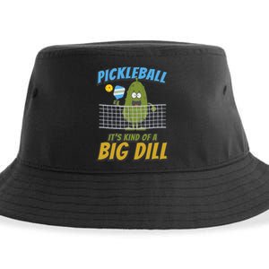 Pickleball ItS Kind Of A Big Dill Sustainable Bucket Hat