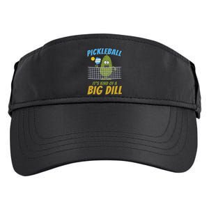 Pickleball ItS Kind Of A Big Dill Adult Drive Performance Visor