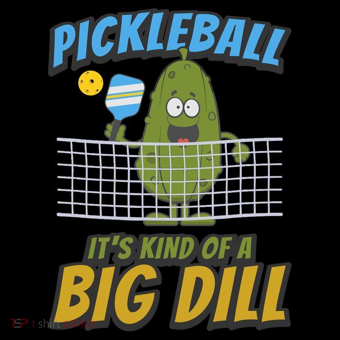 Pickleball ItS Kind Of A Big Dill Drawstring Bag
