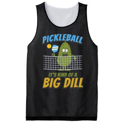 Pickleball ItS Kind Of A Big Dill Mesh Reversible Basketball Jersey Tank