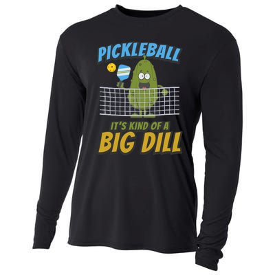 Pickleball ItS Kind Of A Big Dill Cooling Performance Long Sleeve Crew