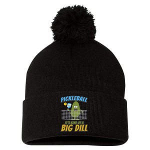 Pickleball ItS Kind Of A Big Dill Pom Pom 12in Knit Beanie