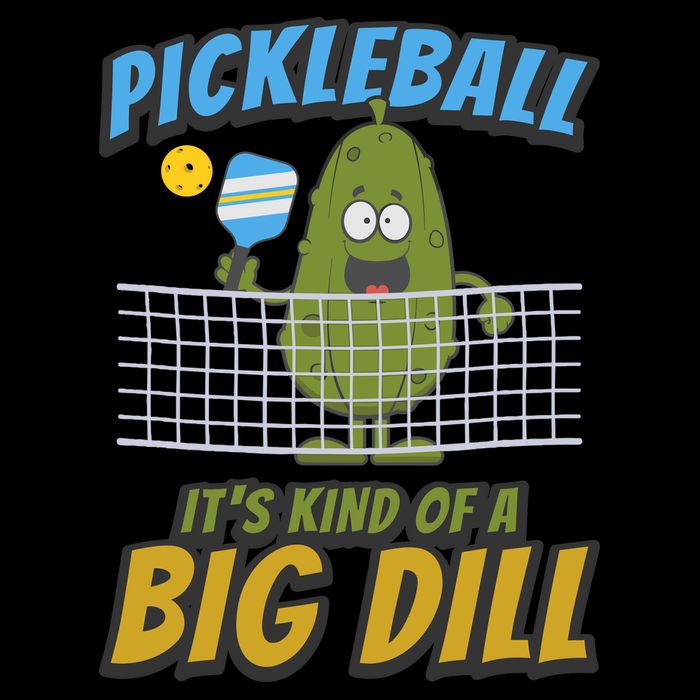 Pickleball ItS Kind Of A Big Dill Baby Bodysuit