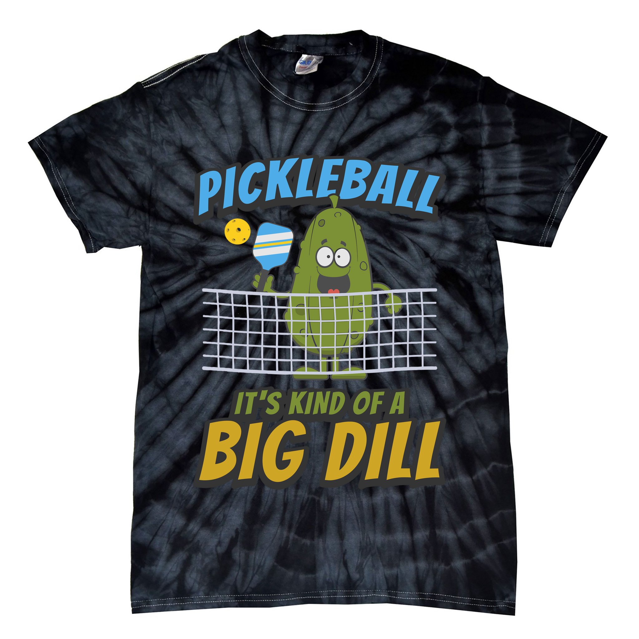 Pickleball ItS Kind Of A Big Dill Tie-Dye T-Shirt