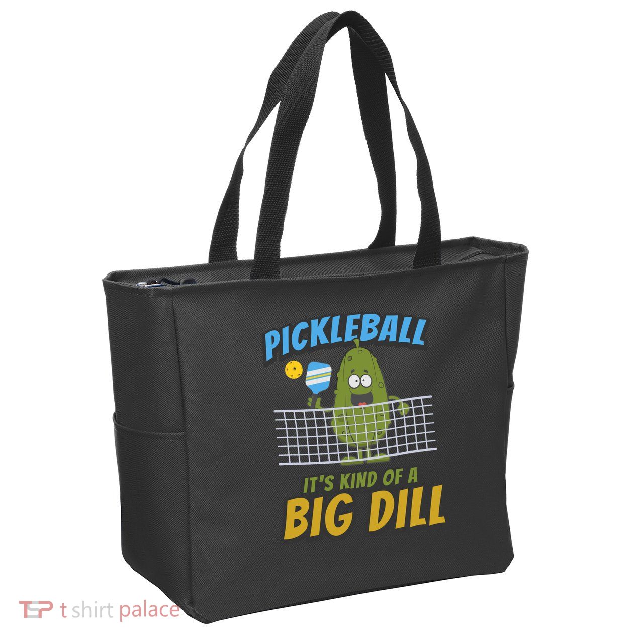 Pickleball ItS Kind Of A Big Dill Zip Tote Bag