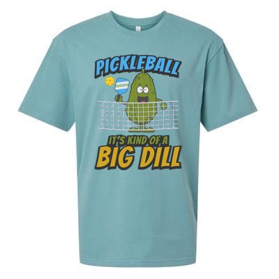 Pickleball ItS Kind Of A Big Dill Sueded Cloud Jersey T-Shirt