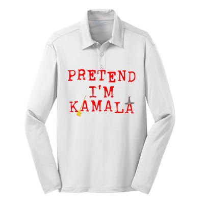 Pretend IM Kamala Silk Touch Performance Long Sleeve Polo