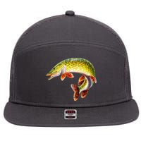 Pike 7 Panel Mesh Trucker Snapback Hat