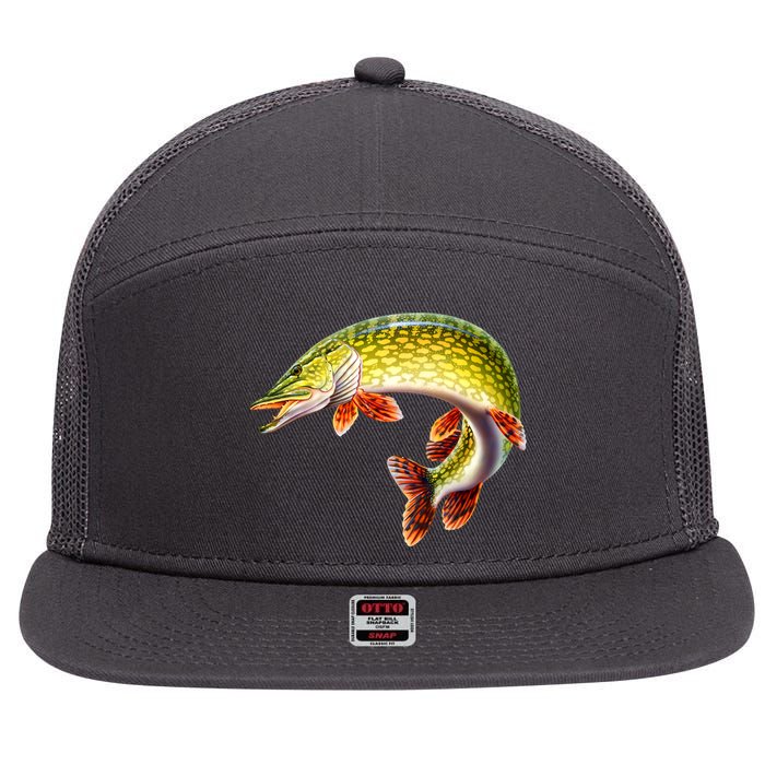 Pike 7 Panel Mesh Trucker Snapback Hat