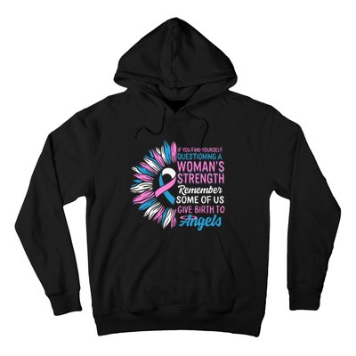 Pregnancy Infant Loss Awareness Strength Mommy of Angel Hoodie