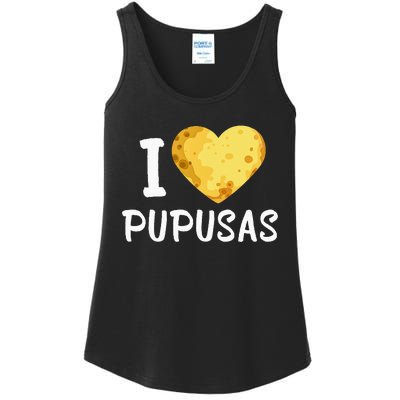 Pupusas I Love Pupusas Salvadorian Food Salvador Loroco Ladies Essential Tank