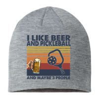 Pickleball I Like Beer LQT Sustainable Beanie