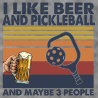 Pickleball I Like Beer LQT Sustainable Beanie