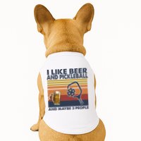 Pickleball I Like Beer LQT Doggie Tank