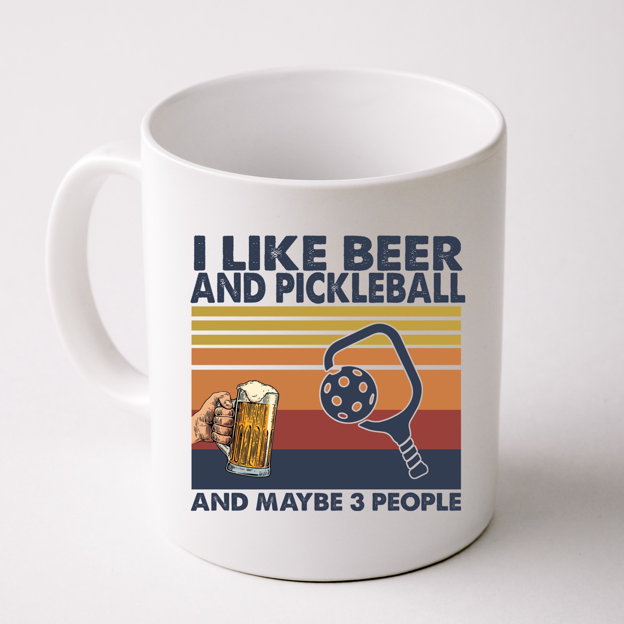 Pickleball I Like Beer LQT Mug
