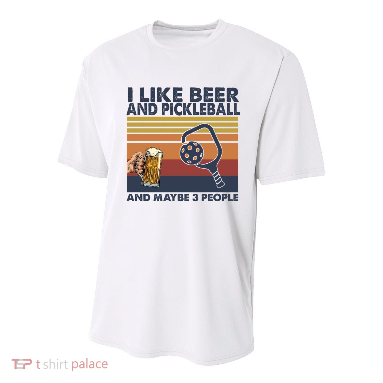 Pickleball I Like Beer LQT Youth Performance Sprint T-Shirt