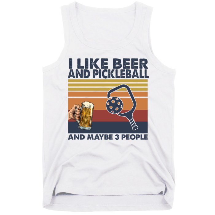 Pickleball I Like Beer LQT Tank Top