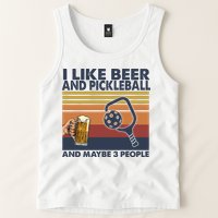Pickleball I Like Beer LQT Tank Top