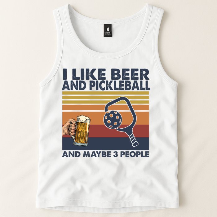 Pickleball I Like Beer LQT Tank Top