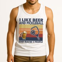 Pickleball I Like Beer LQT Tank Top