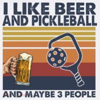 Pickleball I Like Beer LQT Short Acrylic Beanie