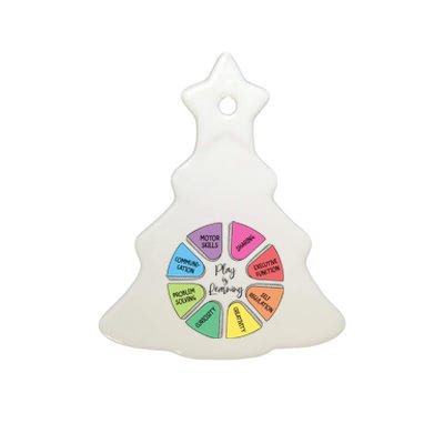 Play Is Learning Teacher Appreciation Ceramic Tree Ornament