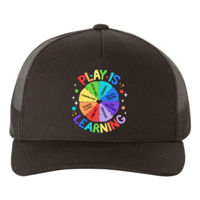 Play Is Learning Teachers Preschool Kindergartner Yupoong Adult 5-Panel Trucker Hat