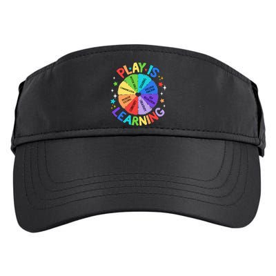 Play Is Learning Teachers Preschool Kindergartner Adult Drive Performance Visor