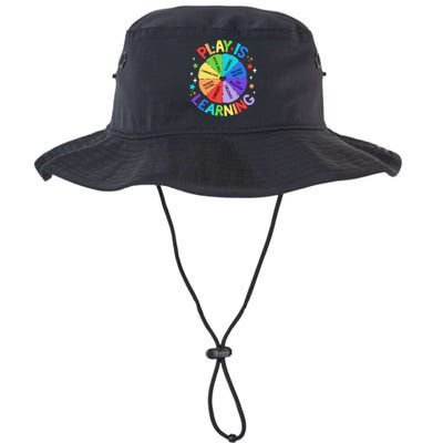 Play Is Learning Teachers Preschool Kindergartner Legacy Cool Fit Booney Bucket Hat