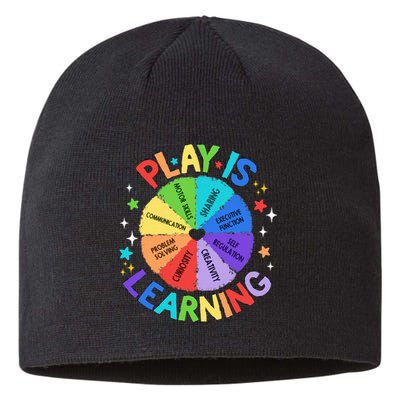 Play Is Learning Teachers Preschool Kindergartner Sustainable Beanie