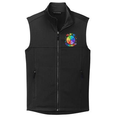 Play Is Learning Teachers Preschool Kindergartner Collective Smooth Fleece Vest