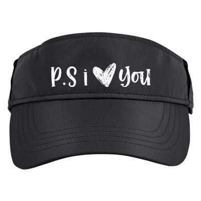 Ps I Love You Cute Gift Adult Drive Performance Visor