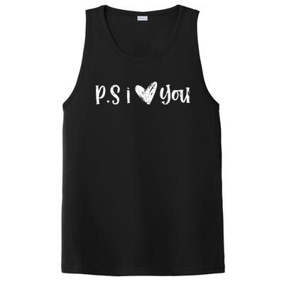 Ps I Love You Cute Gift PosiCharge Competitor Tank