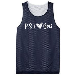 Ps I Love You Cute Gift Mesh Reversible Basketball Jersey Tank