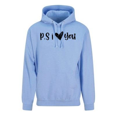 Ps I Love You Cute Gift Unisex Surf Hoodie