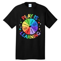 Play Is Learning Teacher Kindergarten Tall T-Shirt