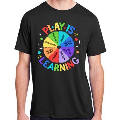 Play Is Learning Teacher Kindergarten Adult ChromaSoft Performance T-Shirt