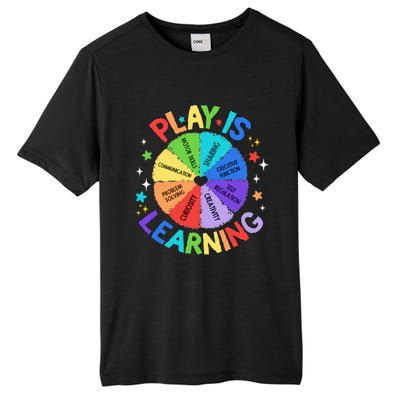 Play Is Learning Teacher Kindergarten Tall Fusion ChromaSoft Performance T-Shirt